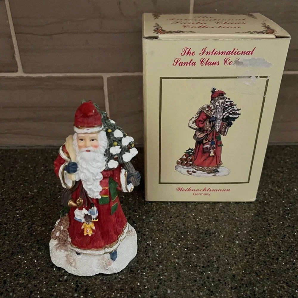 Vintage Weihnachtsmann Germany figurine w/ box - Picture 1 of 6